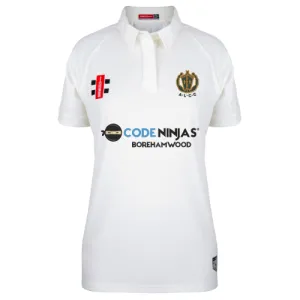 Abbots Langley CC  Adult's Ivory Matrix V2 S/S Shirt-Senior-Women's