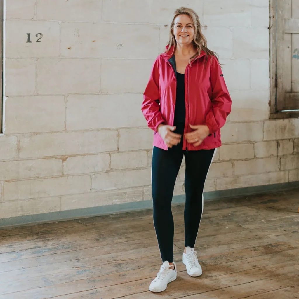 Alex Women's Waterproof Rain Jacket - Fuchsia