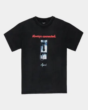 April - Always Connected T-Shirt - Black