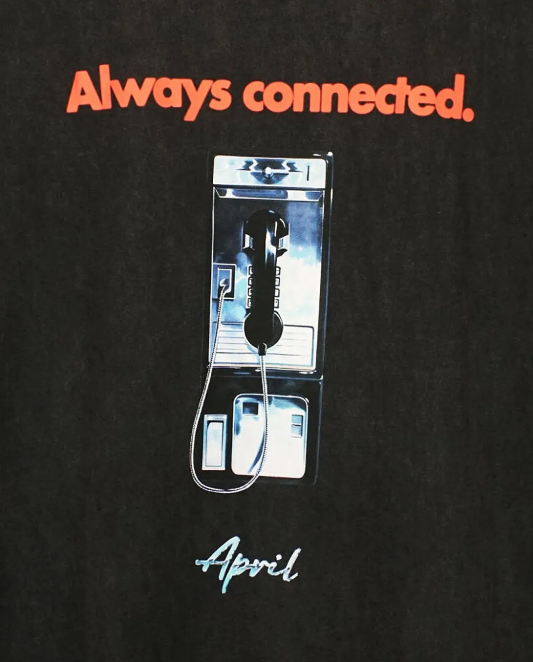 April - Always Connected T-Shirt - Black