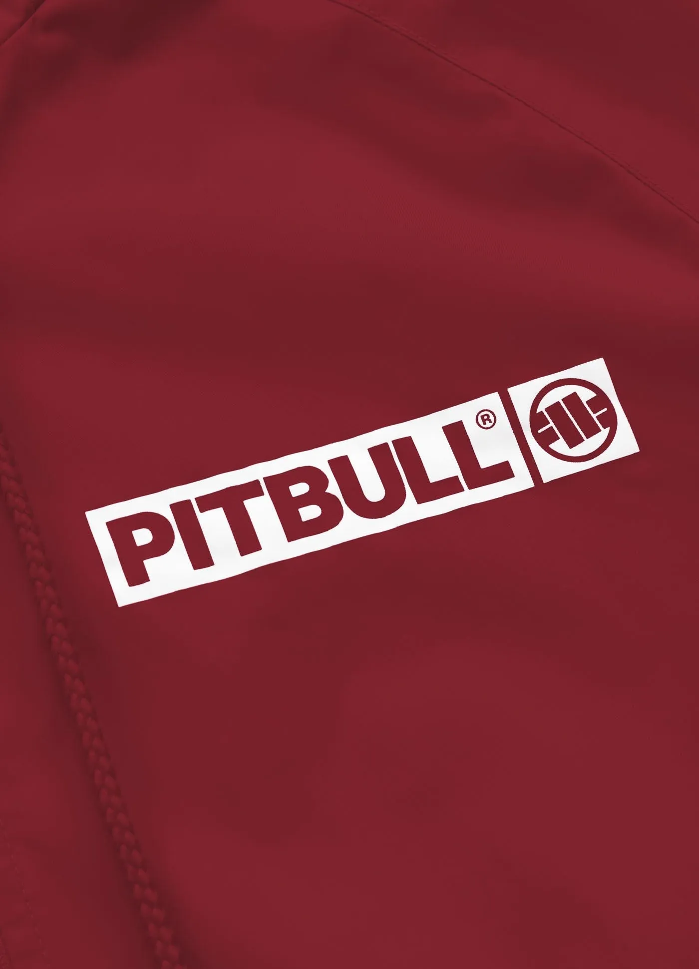 Athletic Logo Hooded Jacket - Bordeaux