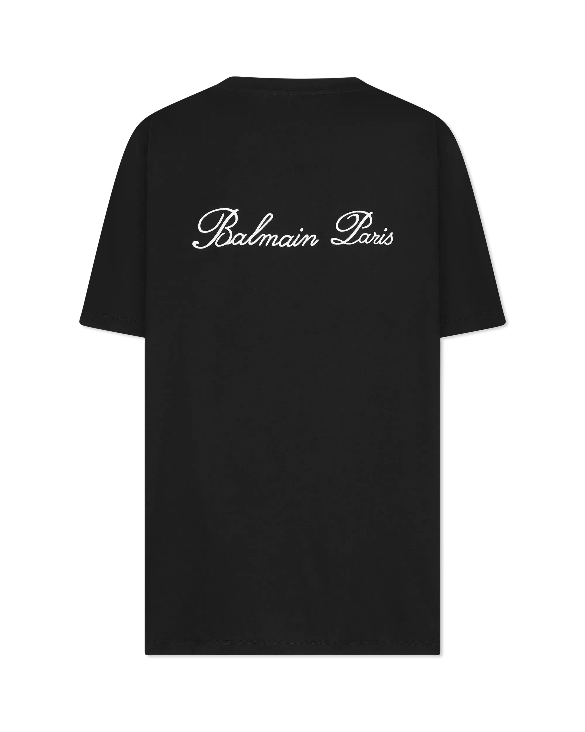 Balmain Signature Embroidered Loose T-Shirt