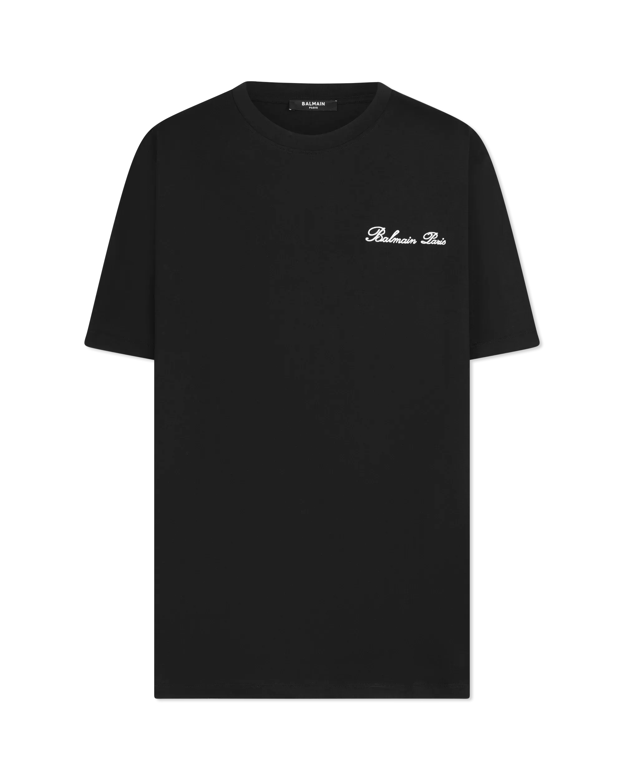Balmain Signature Embroidered Loose T-Shirt