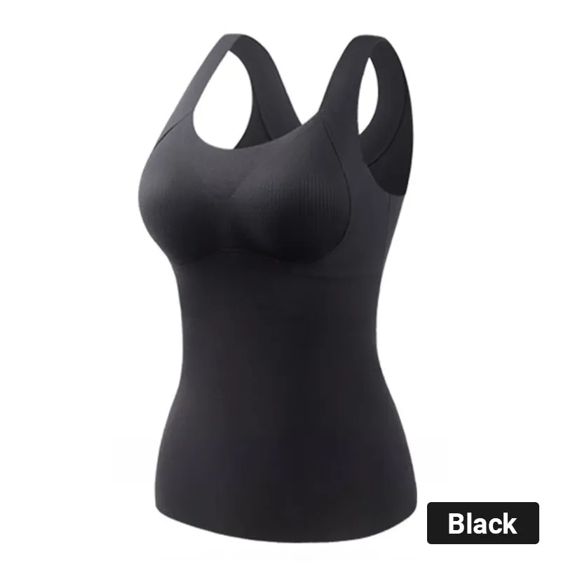 Black Friday SaleWomen's Thermal Tank Tops With Built-in Bra