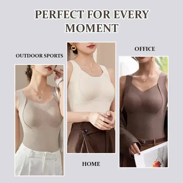 Black Friday SaleWomen's Thermal Tank Tops With Built-in Bra