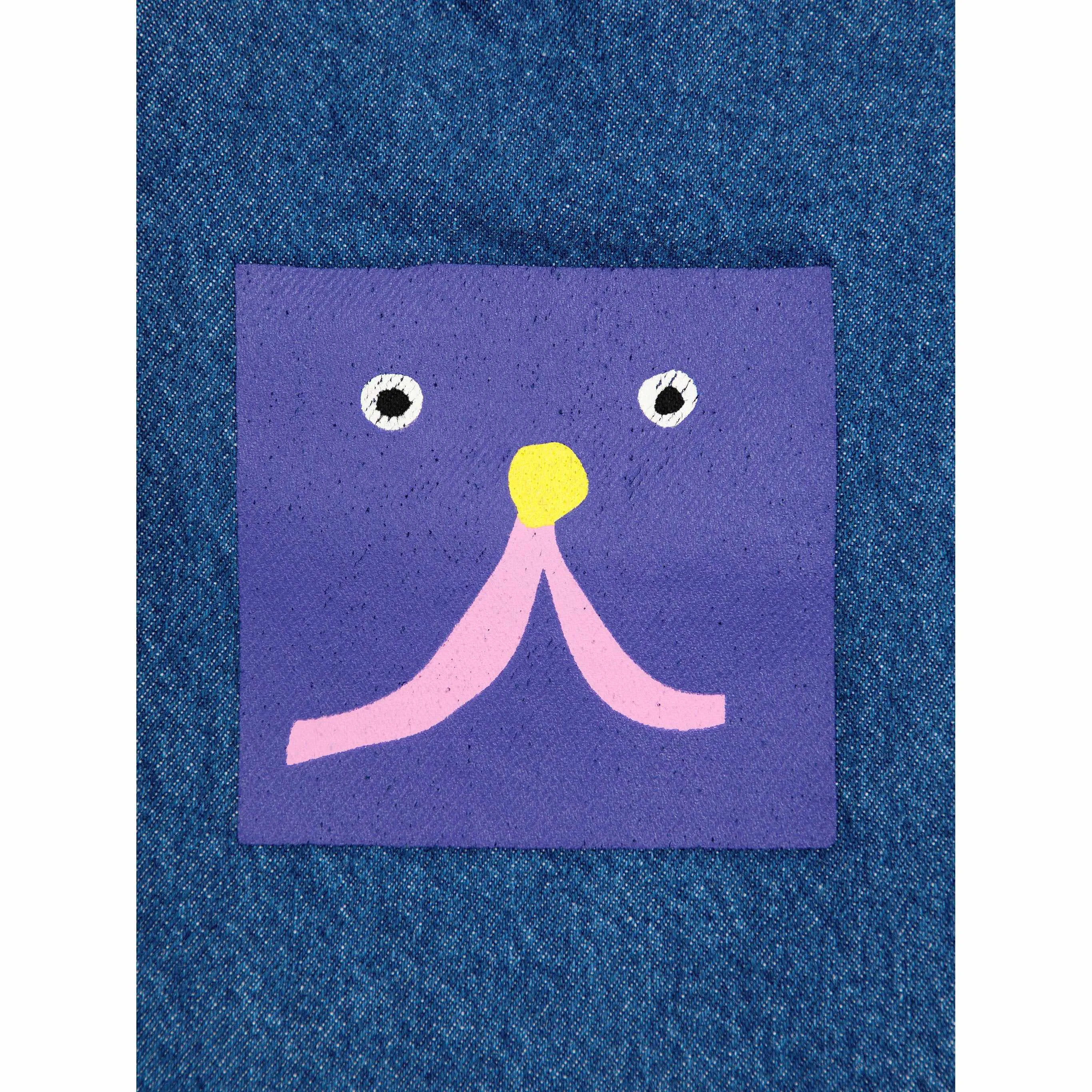Bobo Choses - Funny Face denim jogging pants