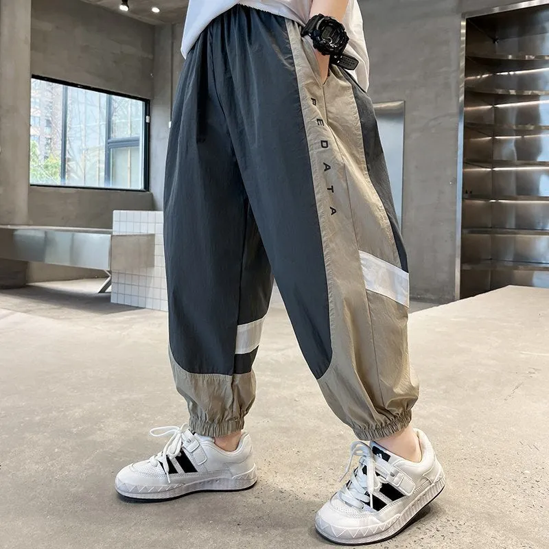 Boys' Summer Patchwork Pants | 5-14 Years