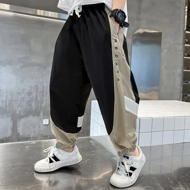 Boys' Summer Patchwork Pants | 5-14 Years