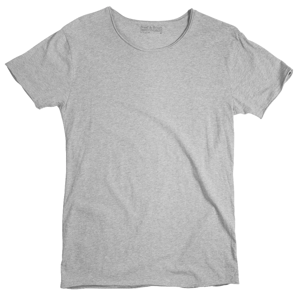 Bread & Boxers Relaxed Men's Underwear Crew-Neck | GREY