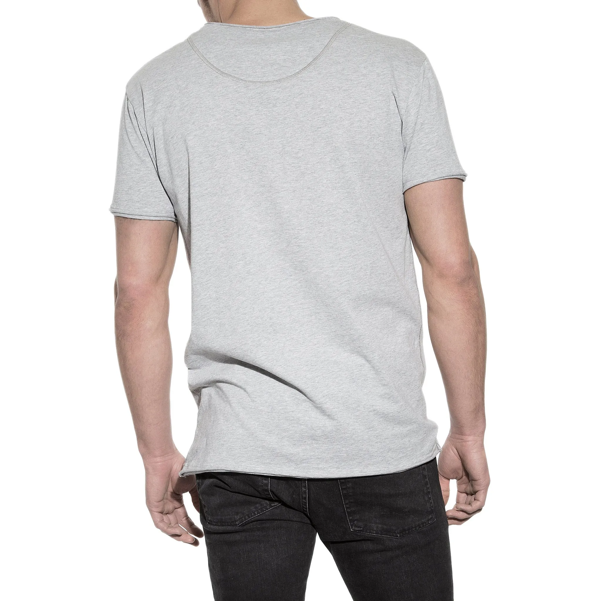 Bread & Boxers Relaxed Men's Underwear Crew-Neck | GREY