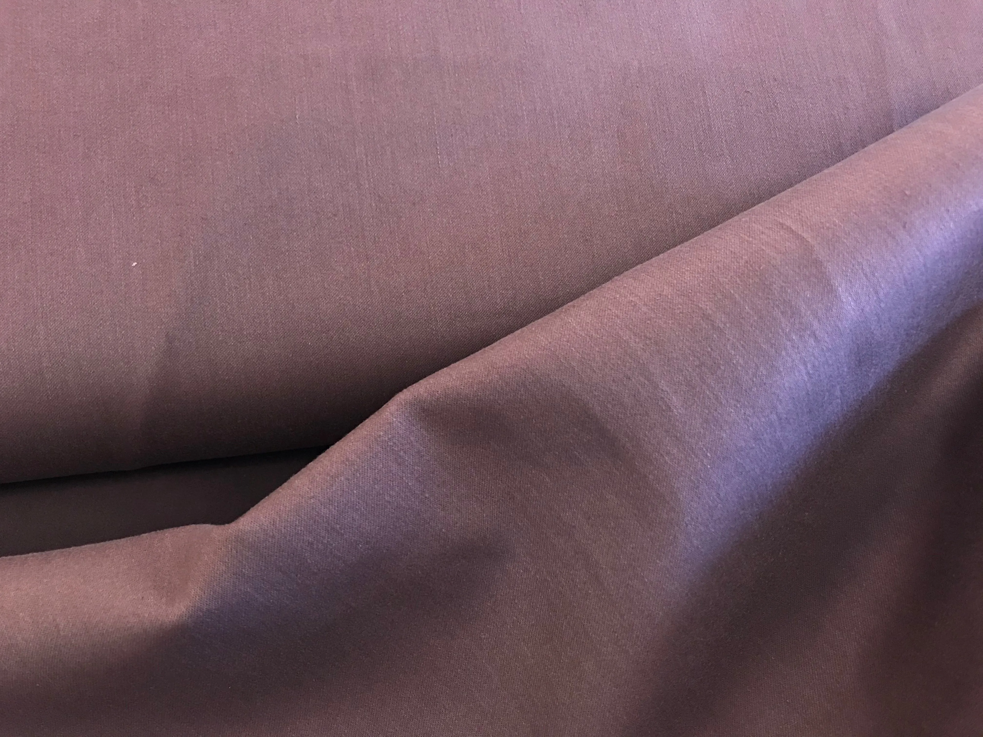 Brown Stretch Lightweight Denim 75% Cotton 23% Polyester 2% Spandex