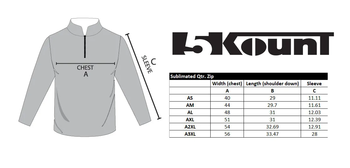 BTPD Sublimated Lightweight Mesh PBA Quarter Zip