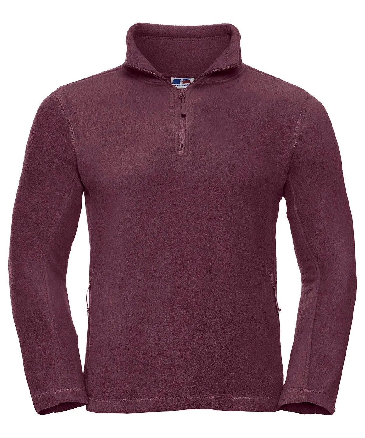 Burgundy - ¼-zip outdoor fleece