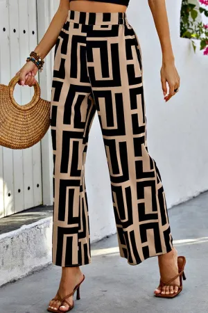 City Chic Wide Leg Pants - Beige