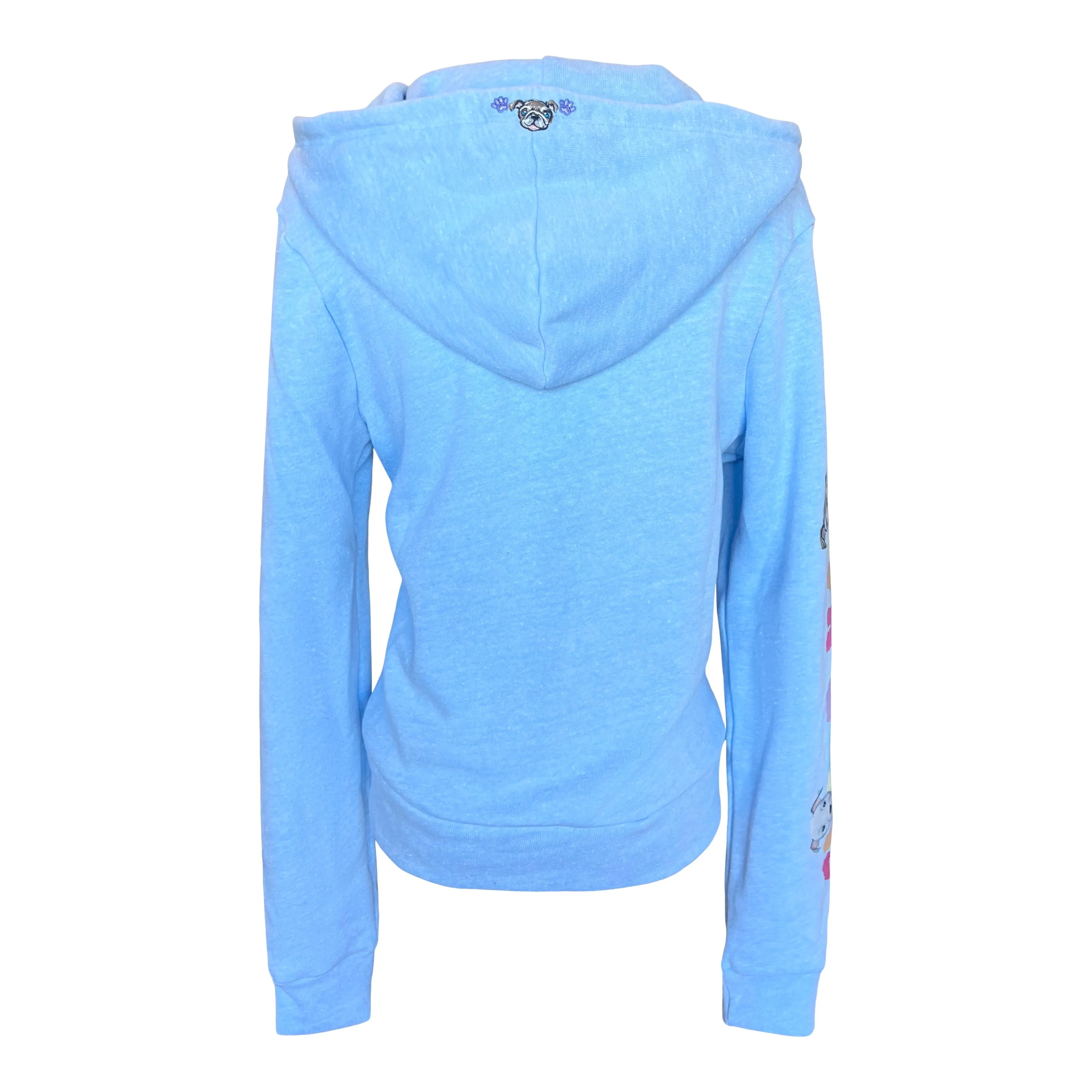 Cloud Haven Big Heart Signature Hoodie Blue
