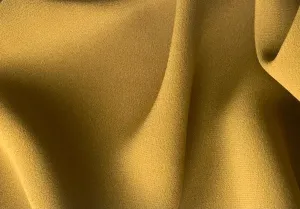 Curry Spice Viscose Crepe  (Made in Italy)