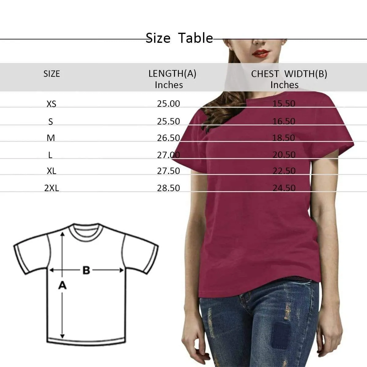 Custom Pet Shirt Put Your Dog Face Tee Personalized Love Heart Women's All Over Print T-shirt