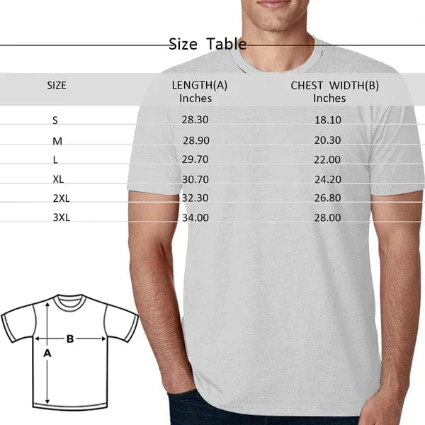 Custom Shirt with Face Pineapple Hawaiian Men's All Over Print T-shirts with photo for Him