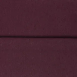 Dark Aubergine Organic Tubular Cuff Ribbing