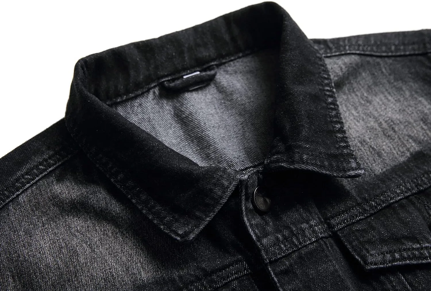 Distressed Slim Denim Jacket