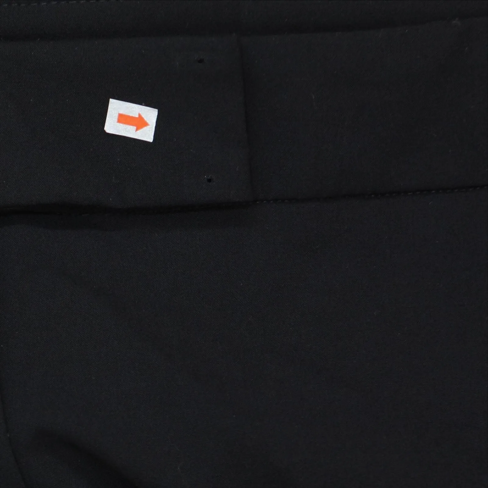 DKNY Women's Mid-Rise Extended-Tab Straight-Leg Pants UD2P7975 Black 12