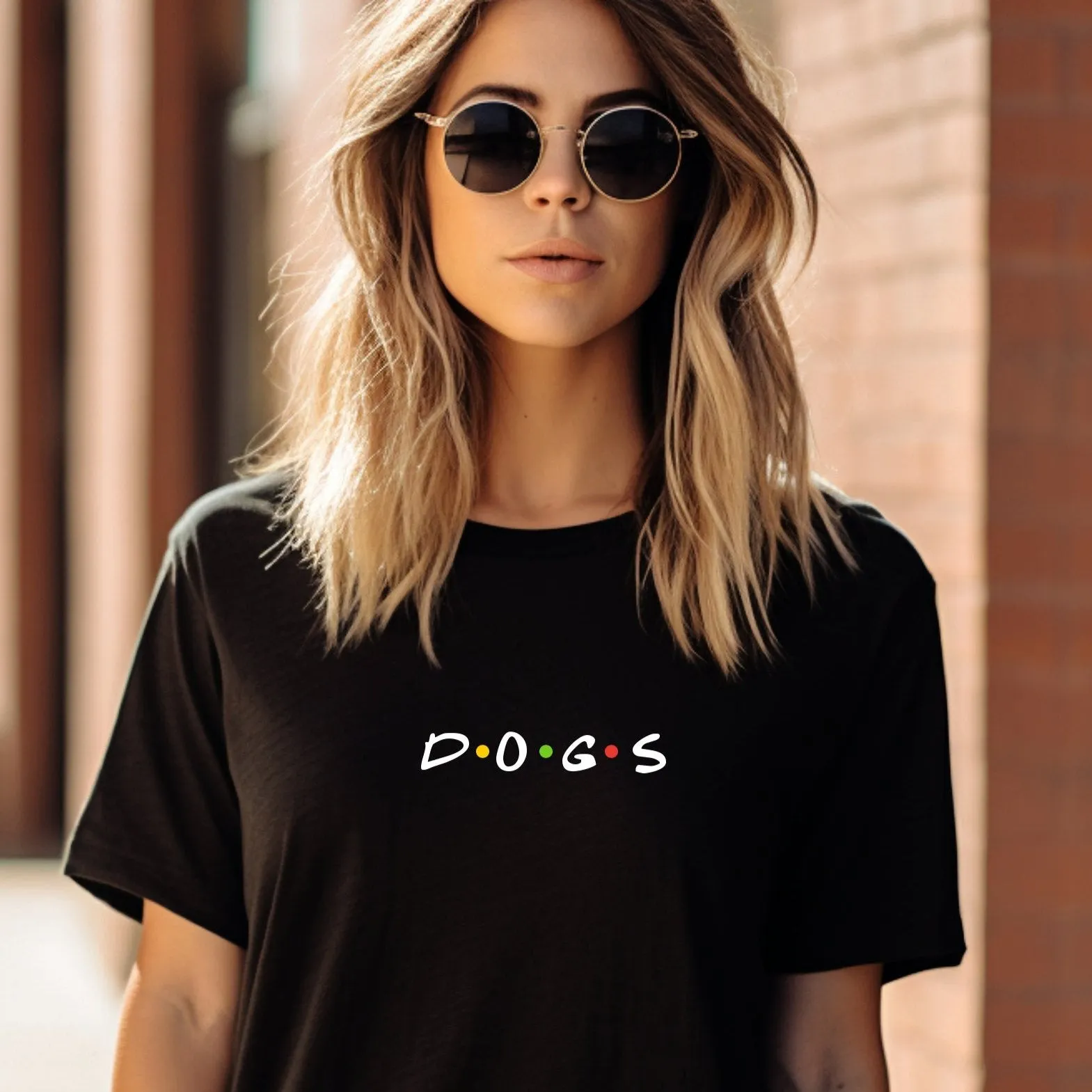 Dogs T-Shirt -Organic Cotton  Unisex Fit