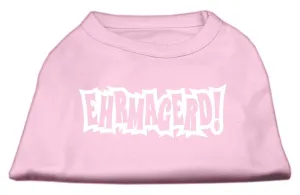 Ehrmagerd Screen Print Shirt Light Pink XXL (18)