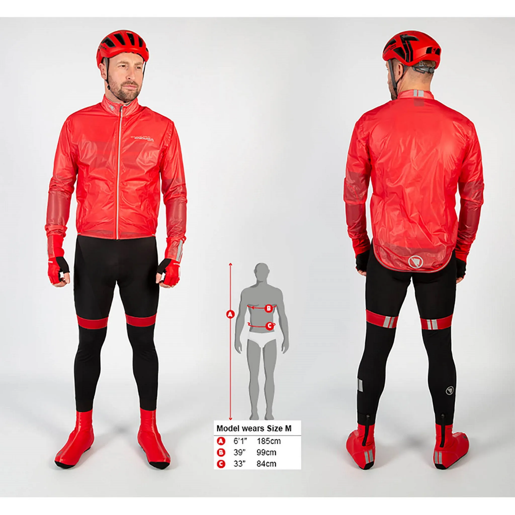 Endura FS260-Pro Adrenaline Race Cape II Hi-Viz Yellow