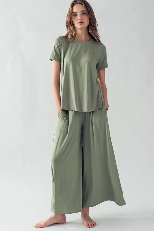 Fashion Week Modal Wide Leg Pants