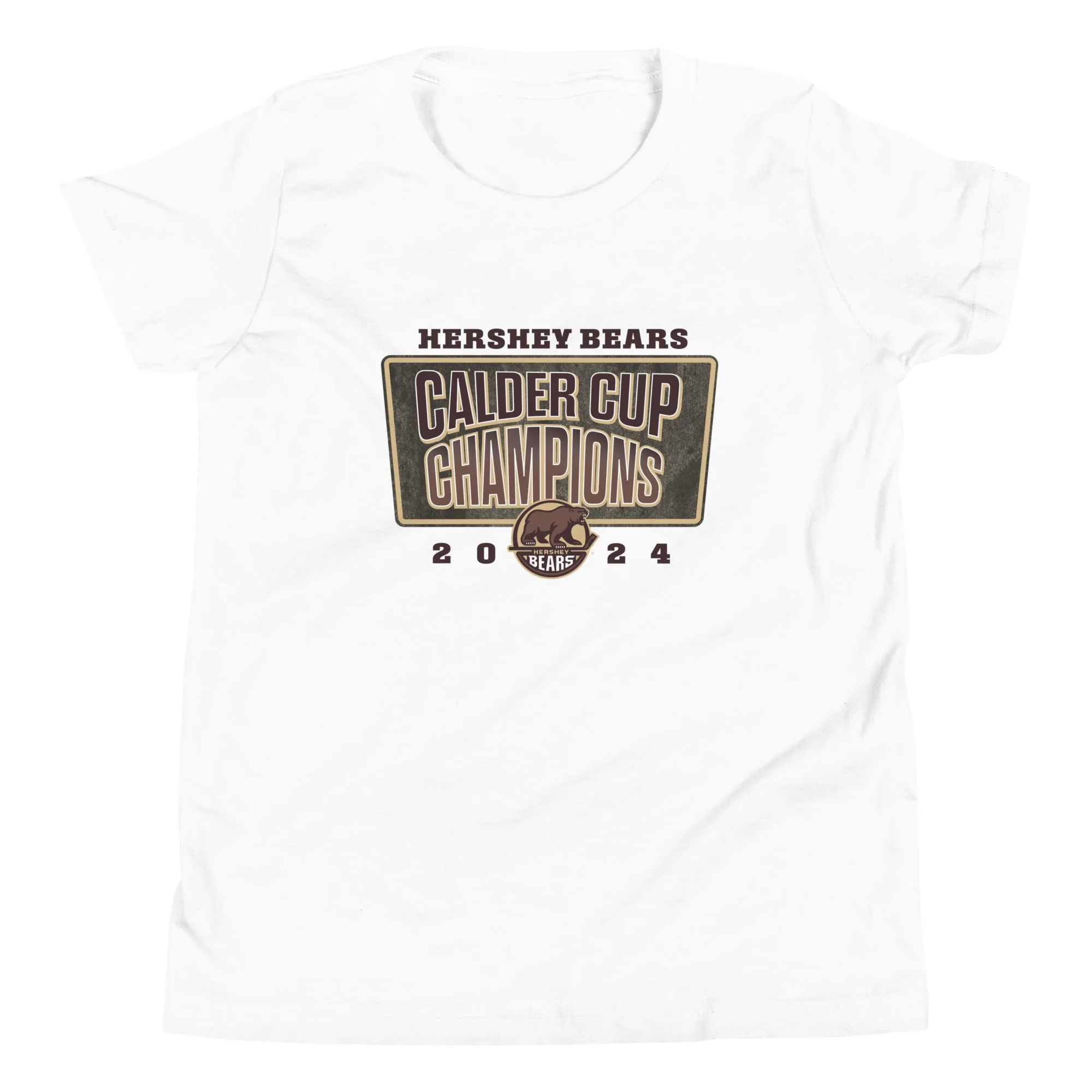 Hershey Bears 2024 Calder Cup Champions Youth Power Play Short Sleeve T-Shirt