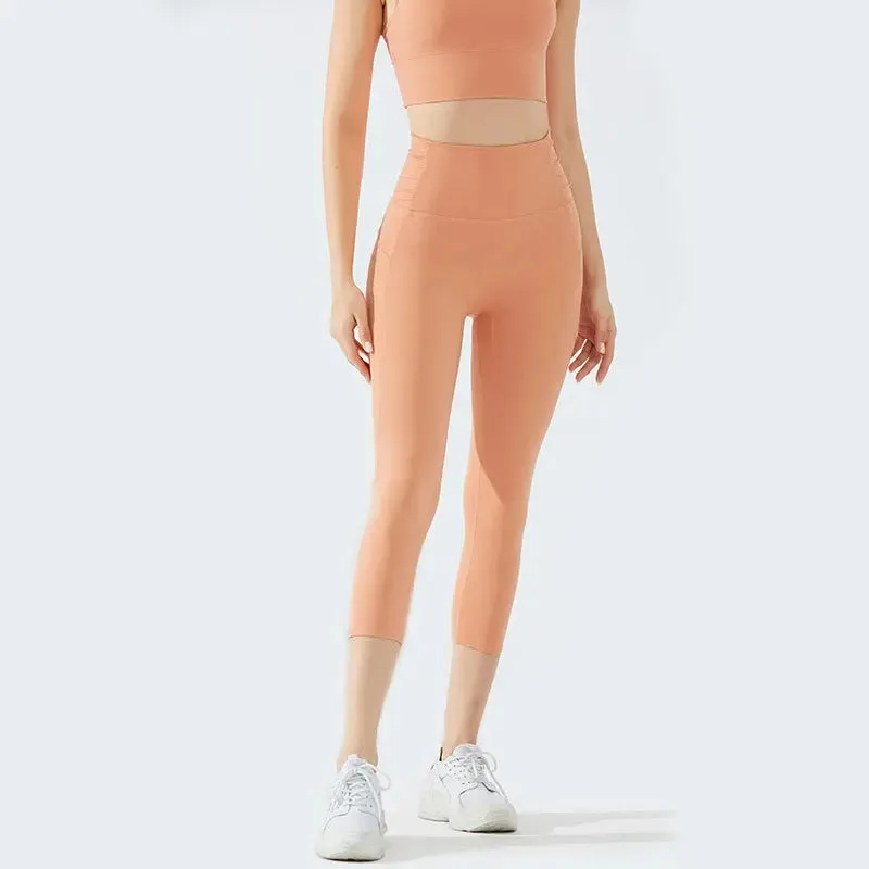 High Waist Nude Fitness Pants
