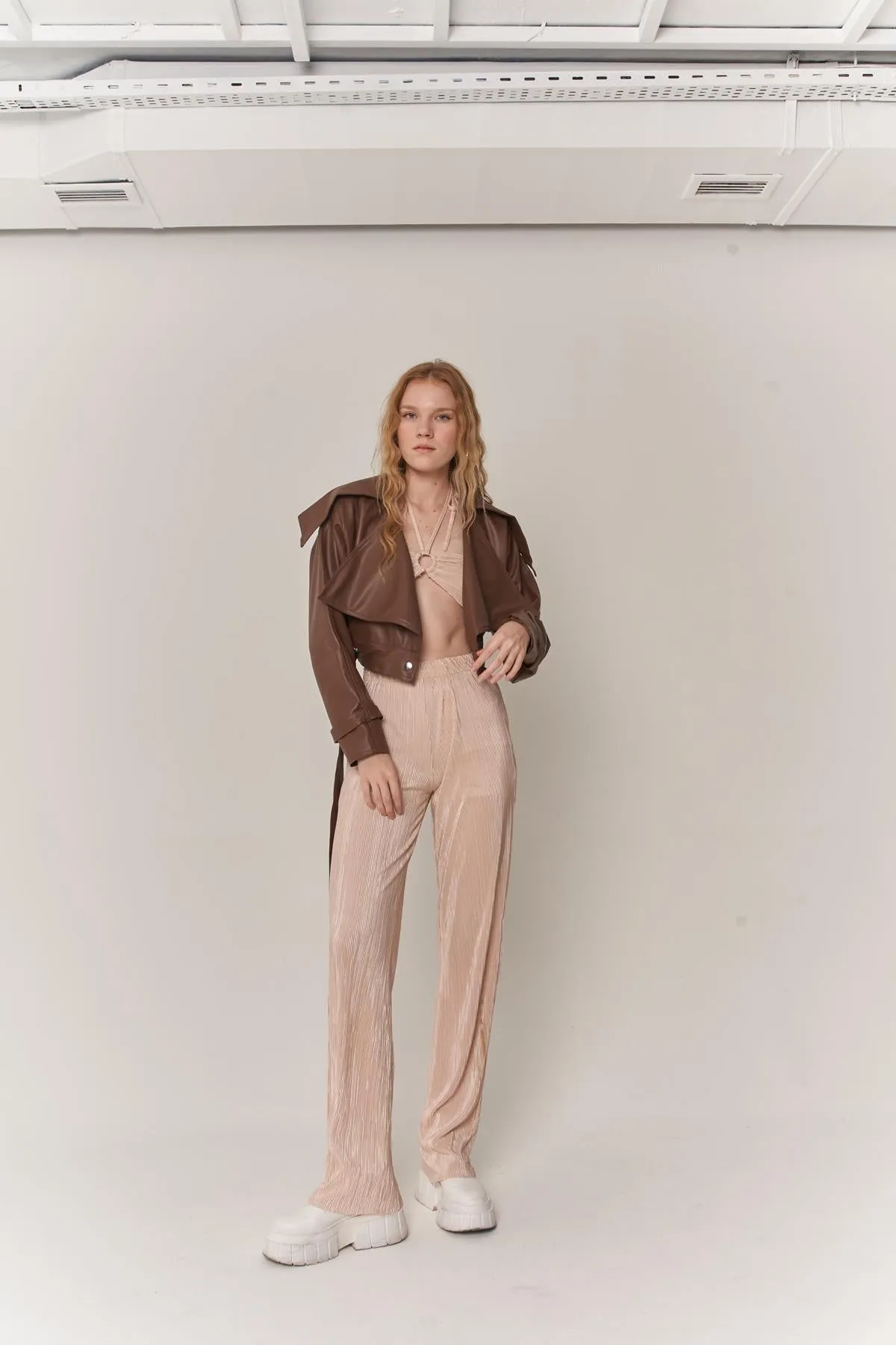 HLLY Women Cardy Pants Beige - Falkirk
