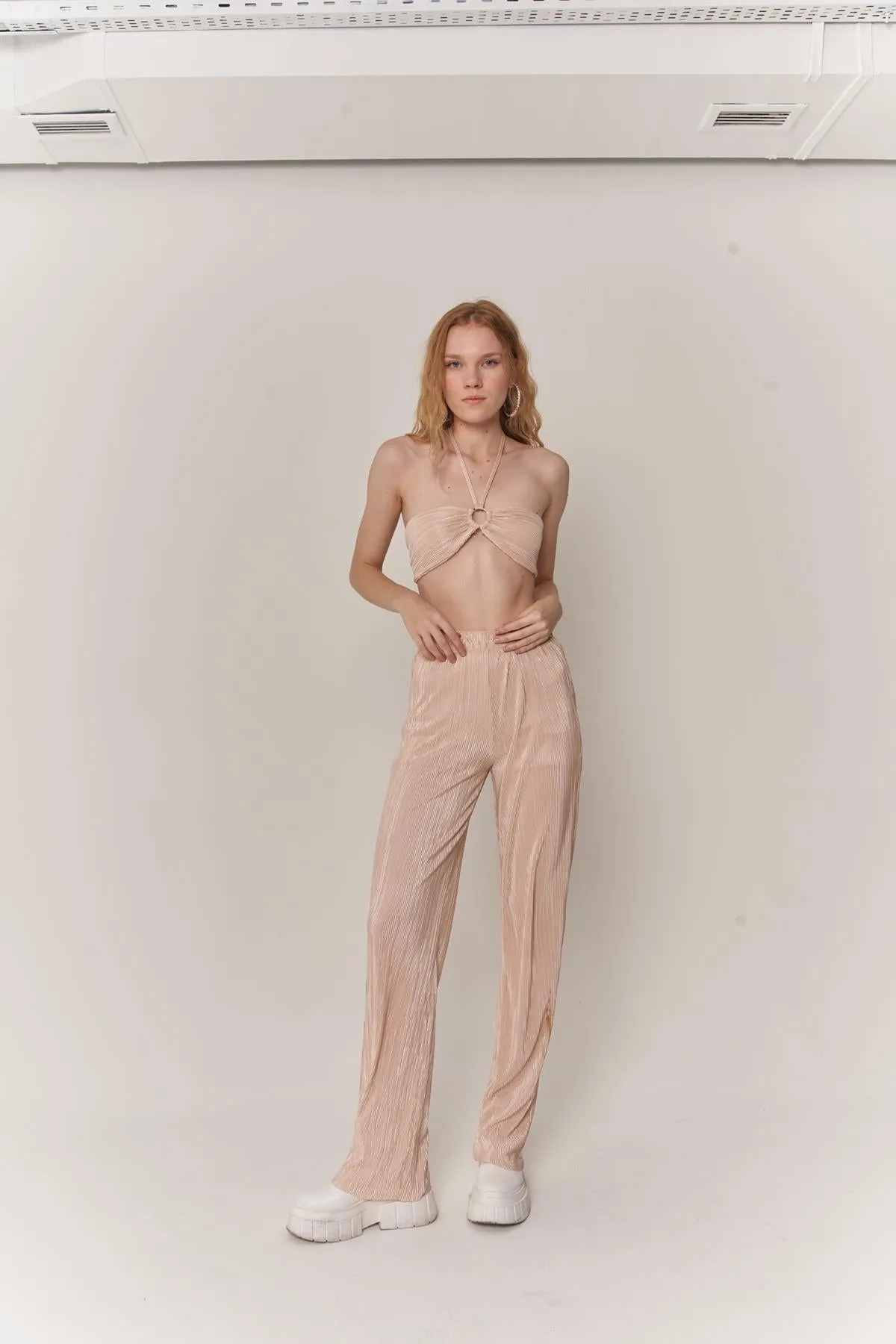 HLLY Women Cardy Pants Beige - Falkirk