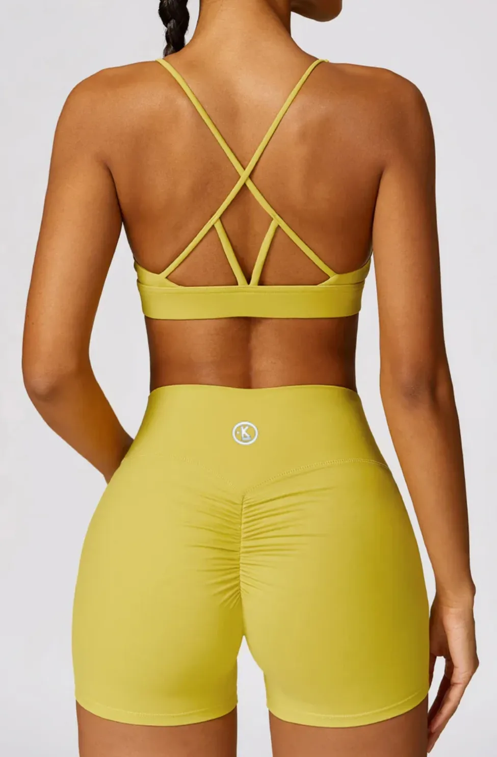 I Am Healthy Quick-Dry Butter Green Short