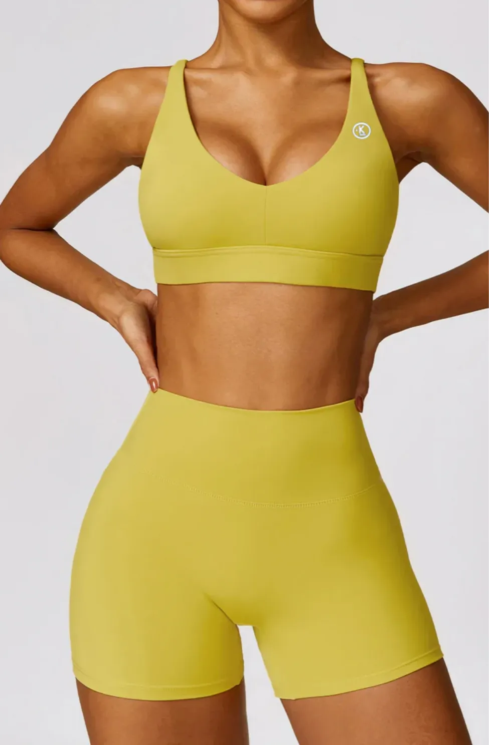 I Am Healthy Quick-Dry Butter Green Short