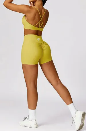 I Am Healthy Quick-Dry Butter Green Short