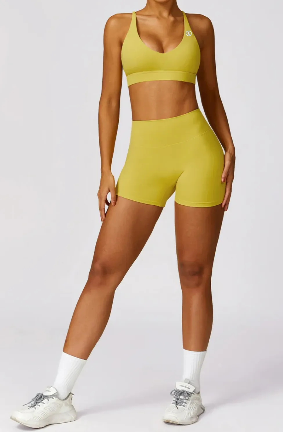 I Am Healthy Quick-Dry Butter Green Short