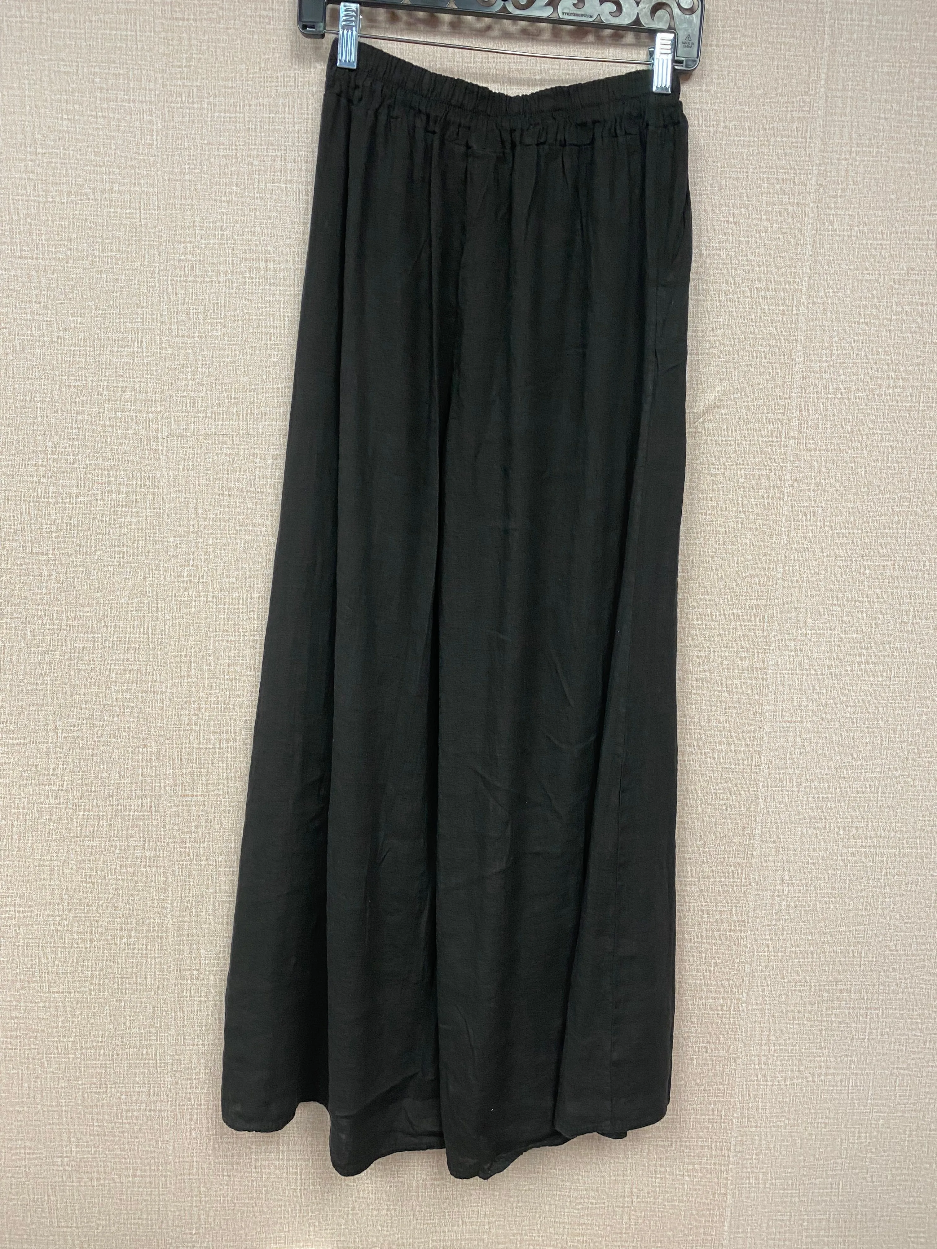 Italian linen Button Down Wide Leg Pants. 18861