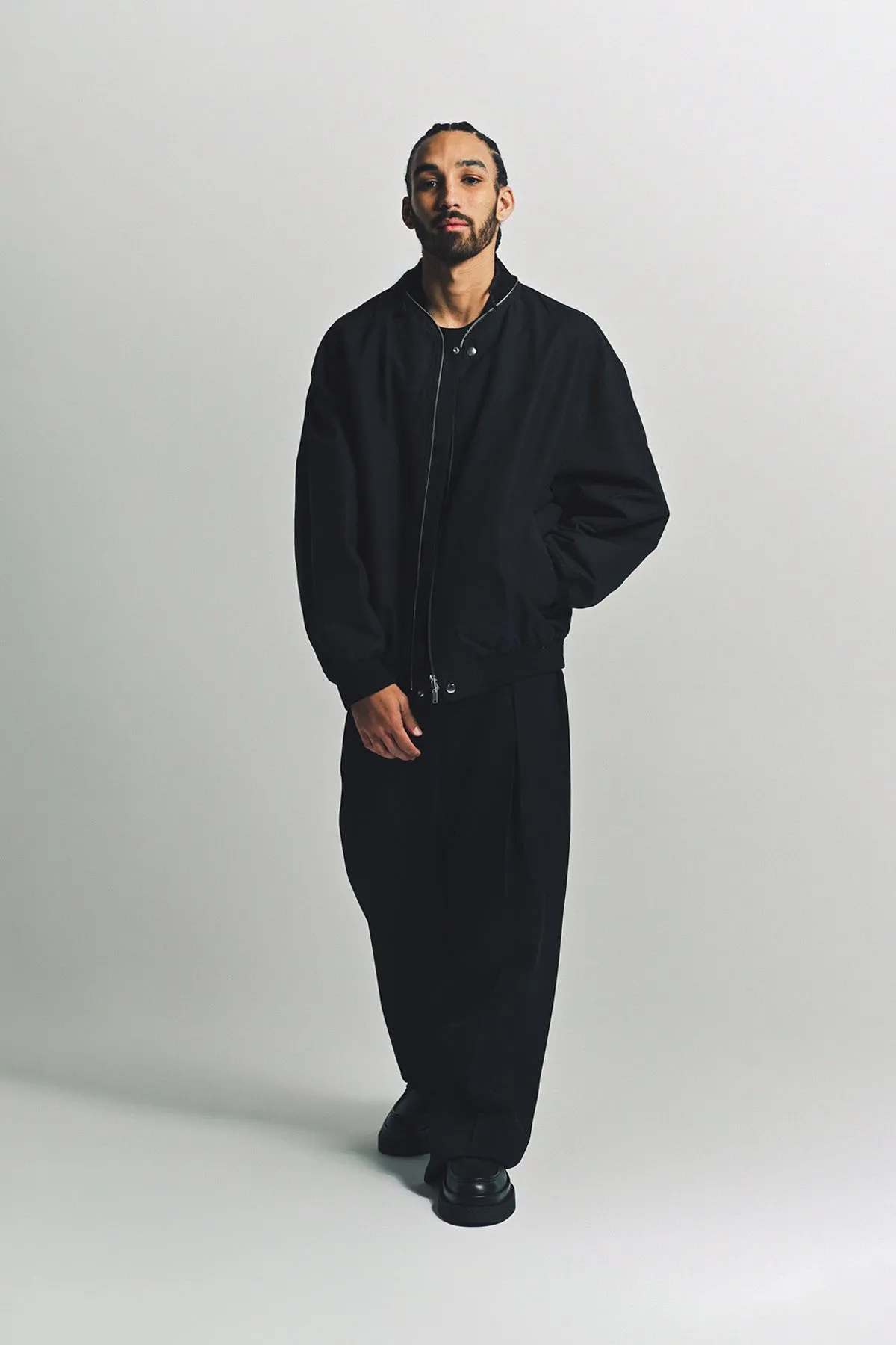 JIL SANDER | LIGHTWEIGHT COTTON BOMBER JACKET