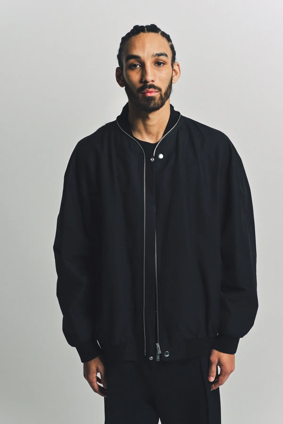 JIL SANDER | LIGHTWEIGHT COTTON BOMBER JACKET