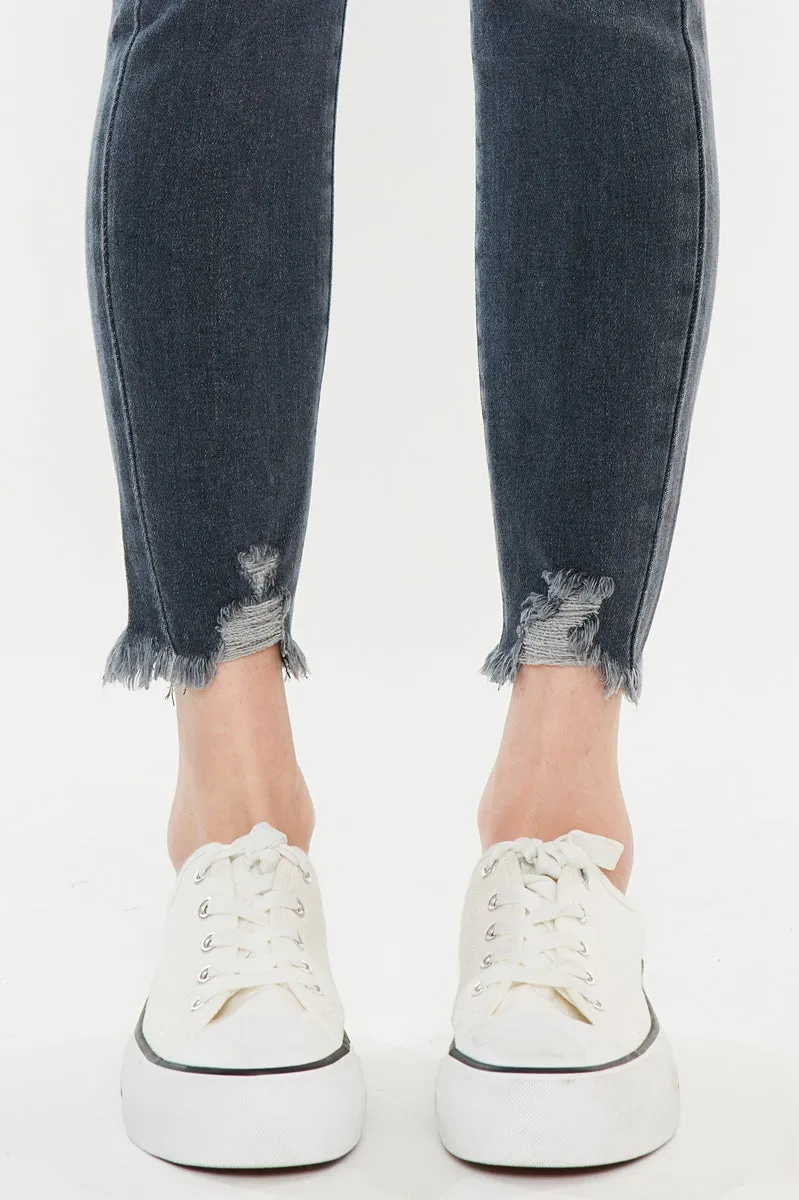 Kancan - ESTHER HIGH RISE ANKLE SKINNY JEANS - KC7274LG -ST