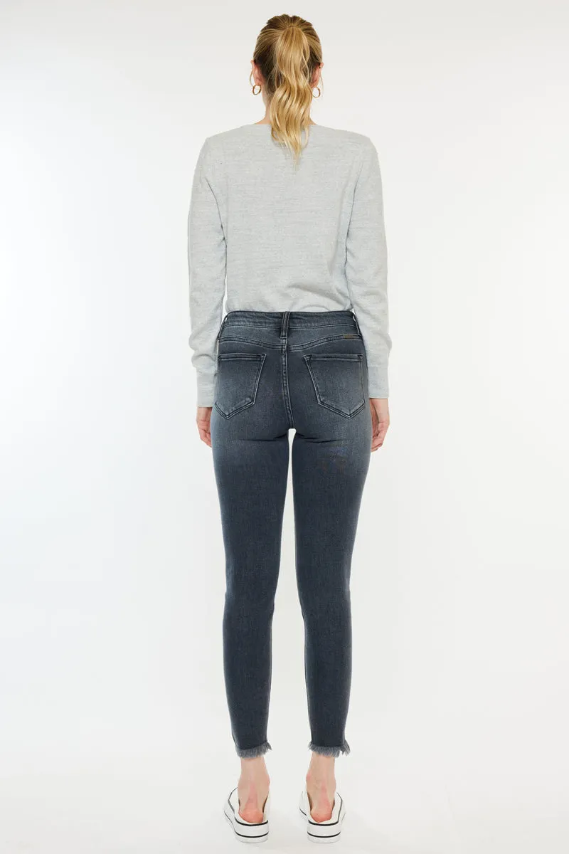 Kancan - ESTHER HIGH RISE ANKLE SKINNY JEANS - KC7274LG -ST