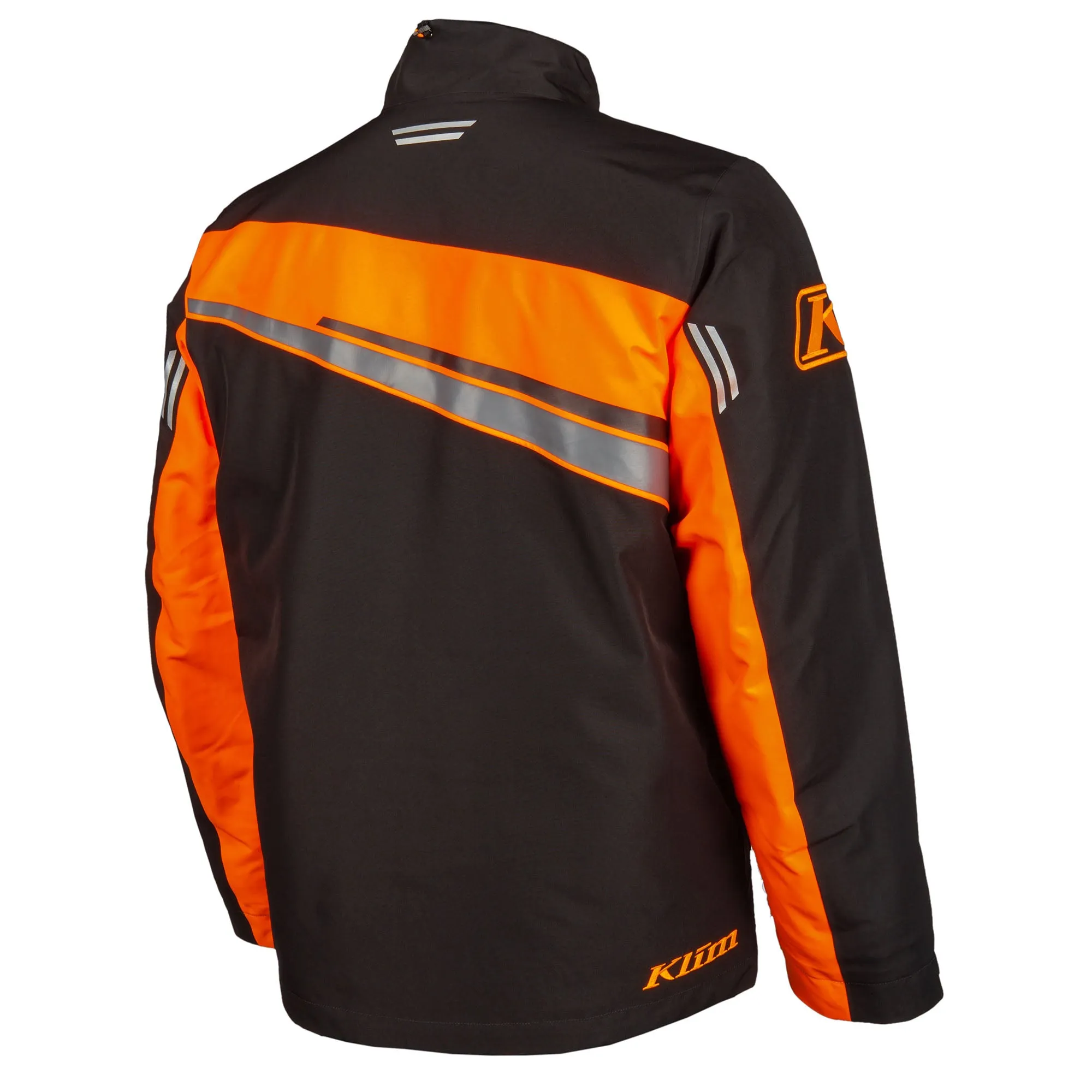 Klim  Mens Kaos Snowmobile Jacket Waterproof Lightweight Black Strike Orange