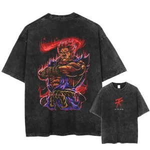 [KUJO] "Akuma" 2-Sided Vintage Oversized T Shirt