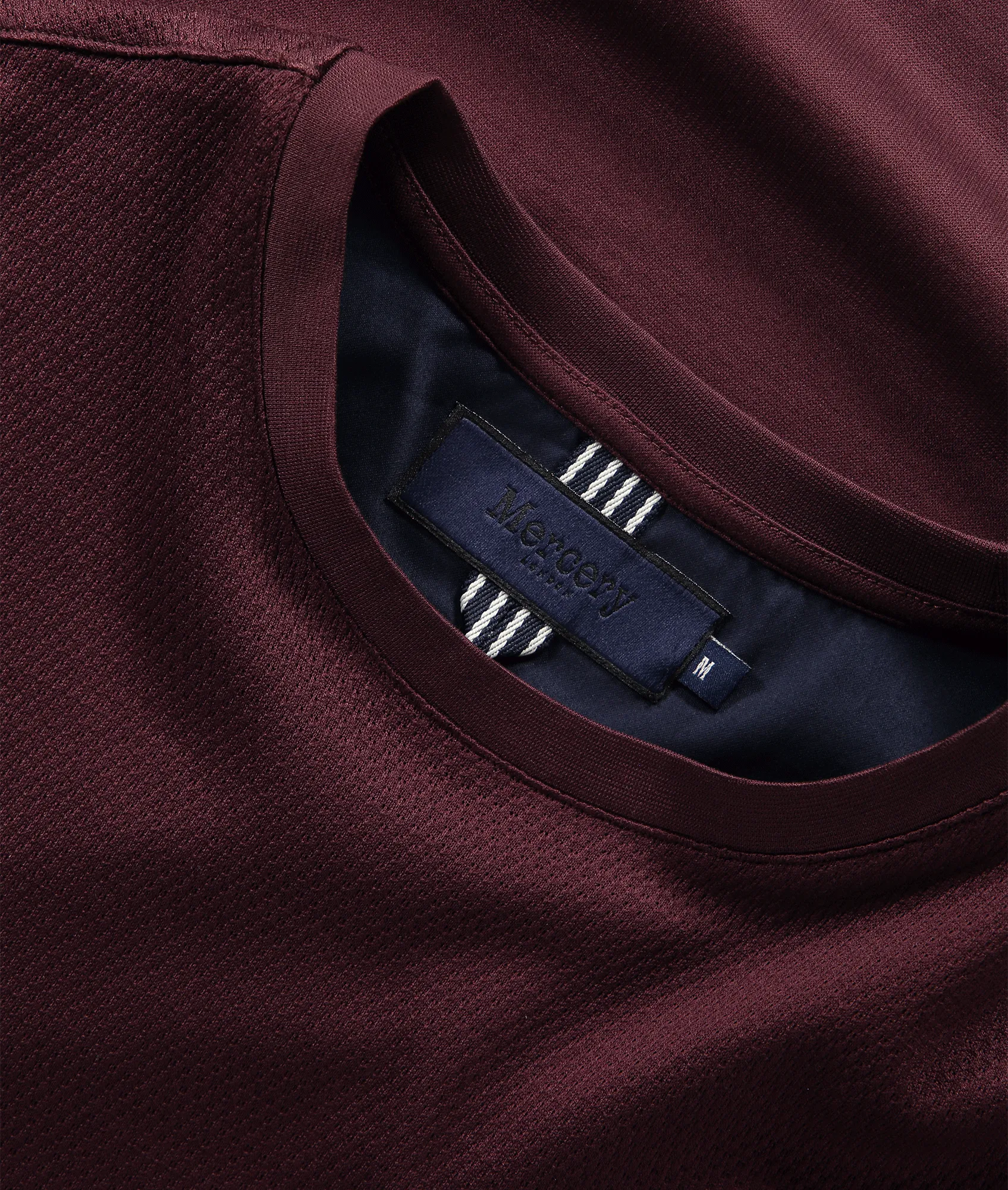 Lacer Micro Stitch Split T-Shirt - Red