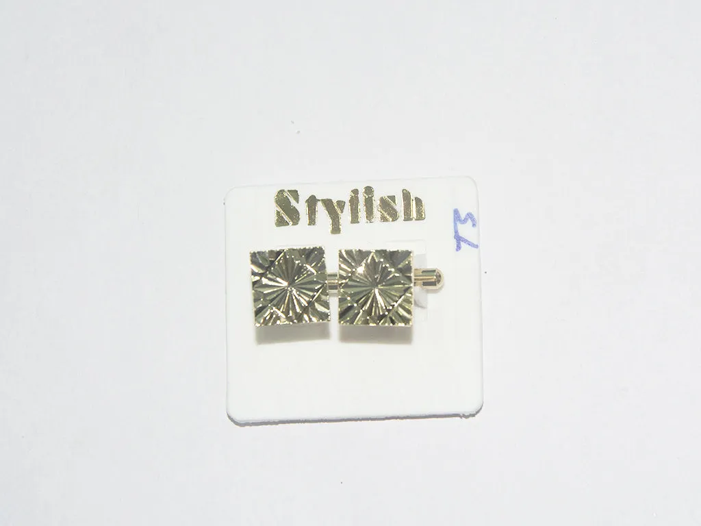 Light Golden Designer Cufflinks