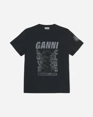 Light Jersey Love Print - Phantom