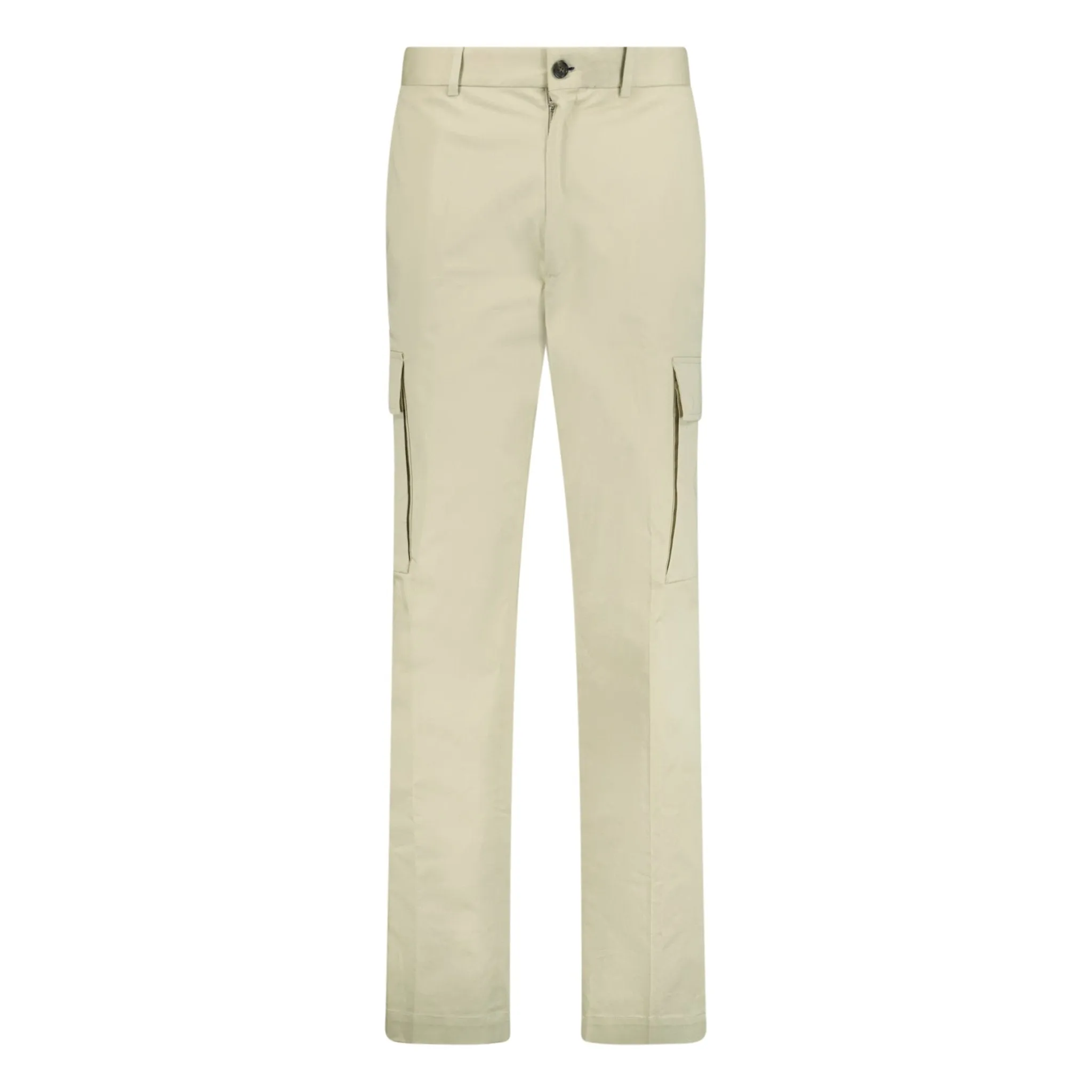 Logo Cargo Trousers Beige