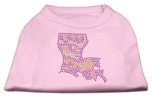 Louisiana Rhinestone Shirts Light Pink XXL (18)