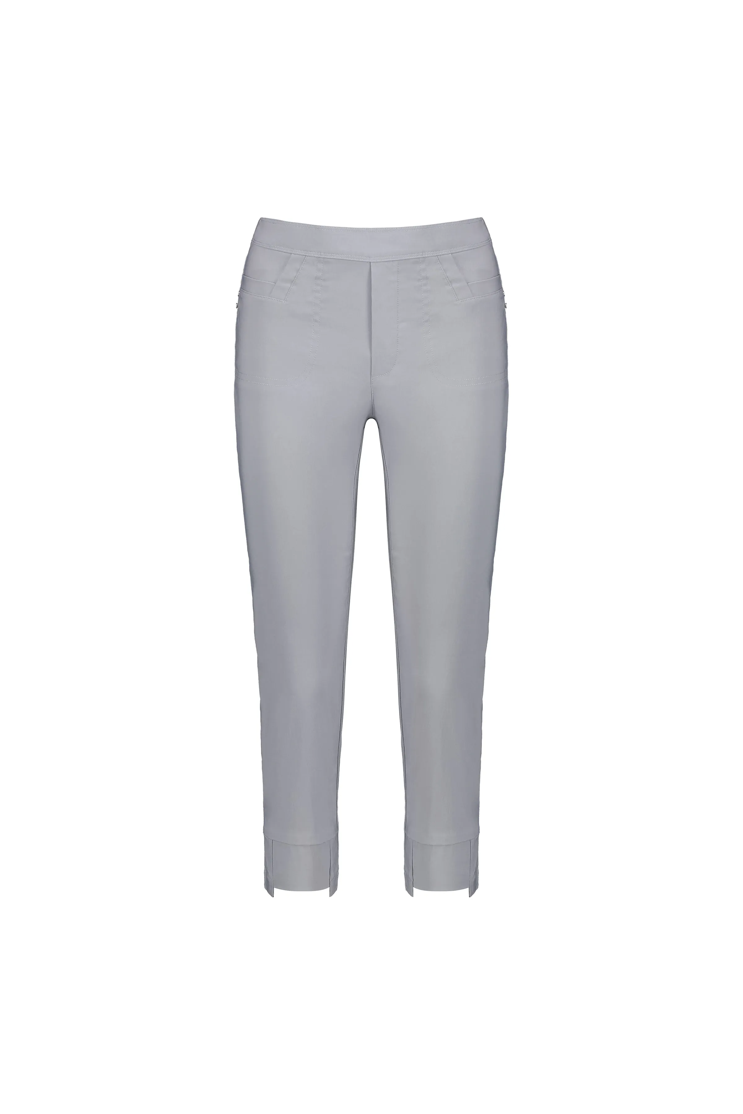 Macjays - Roam Crop Faille pant -  Silver - M6515